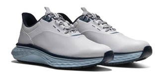 FootJoy Quantum heren golfschoenen, wit/blauw