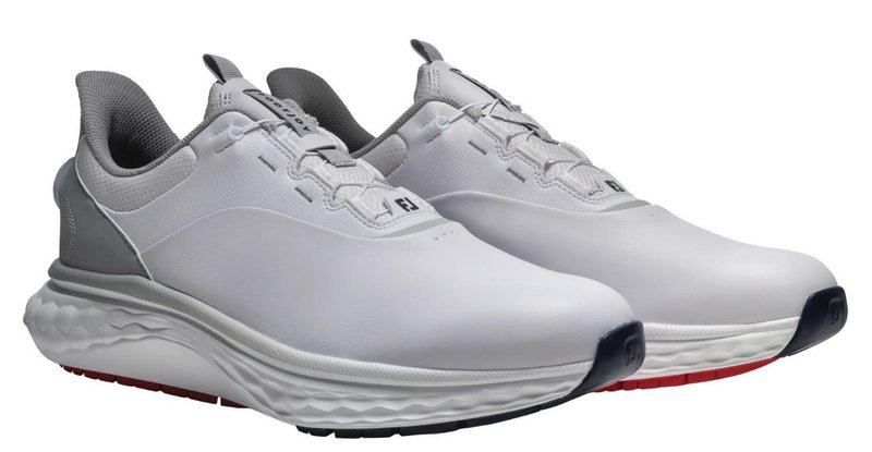 FootJoy Quantum BOA heren golfschoenen, wit/grijs