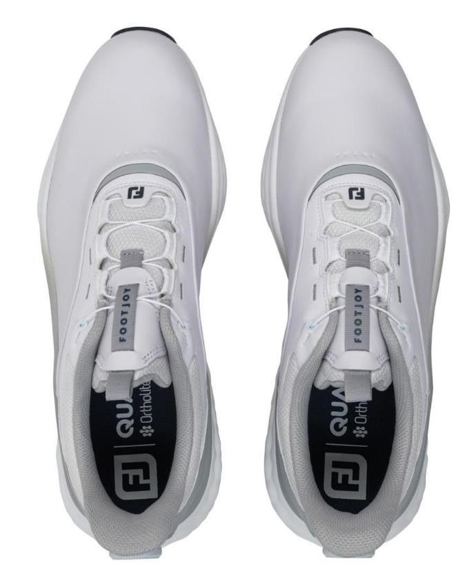 FootJoy Quantum BOA heren golfschoenen, wit/grijs
