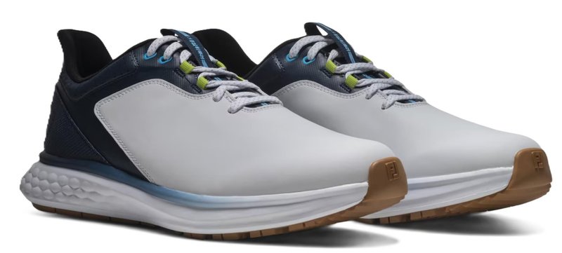 FootJoy Pulse heren golfschoenen, wit/blauw
