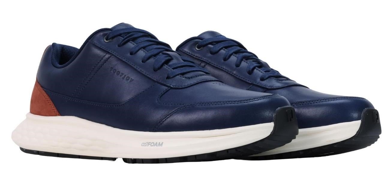 FootJoy Hampton heren golfschoenen, marineblauw/wit