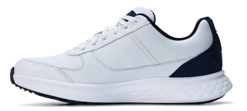 FootJoy Hampton heren golfschoenen, wit/marineblauw