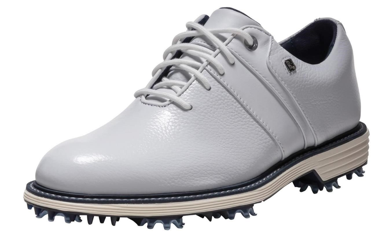 FootJoy Premiere Series Packard dames golfschoenen, wit/marineblauw