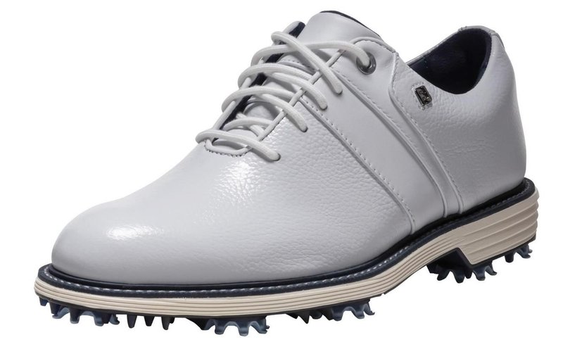 FootJoy Premiere Series Packard dames golfschoenen, wit/marineblauw