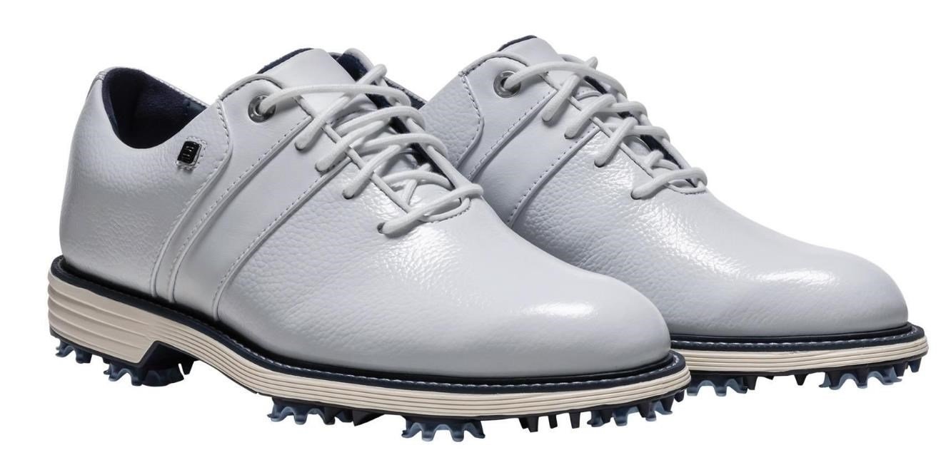 FootJoy Premiere Series Packard dames golfschoenen, wit/marineblauw