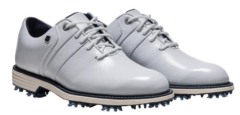 FootJoy Premiere Series Packard dames golfschoenen, wit/marineblauw
