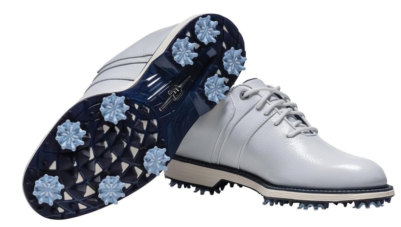 FootJoy Premiere Series Packard dames golfschoenen, wit/marineblauw