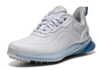 FootJoy Pro/SL dames golfschoenen, wit/blauw
