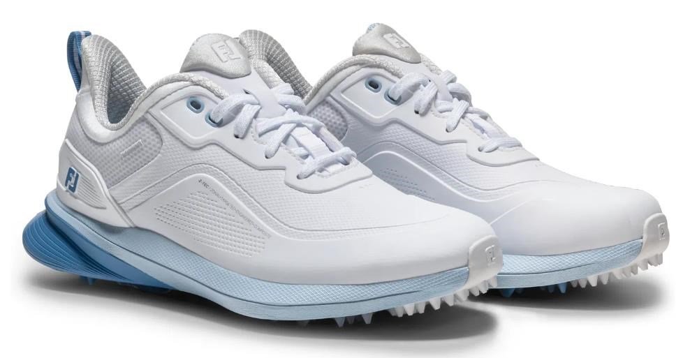 FootJoy Pro/SL dames golfschoenen, wit/blauw