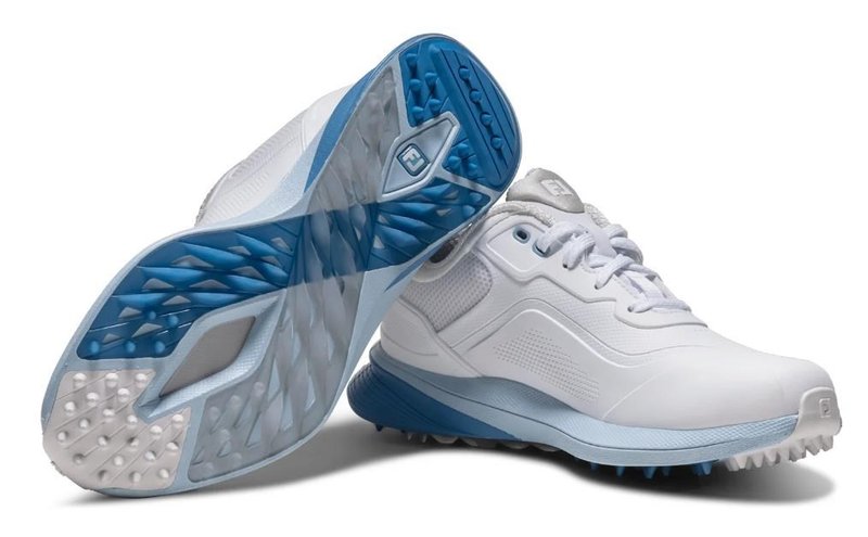 FootJoy Pro/SL dames golfschoenen, wit/blauw