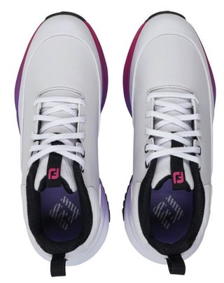 FootJoy Tour Rival dames golfschoenen, wit/roze