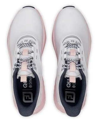 FootJoy Quantum dames golfschoenen, wit/roze