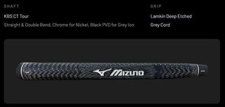 Mizuno Golf Mizuno M.Craft Nagoya B Nickel putter