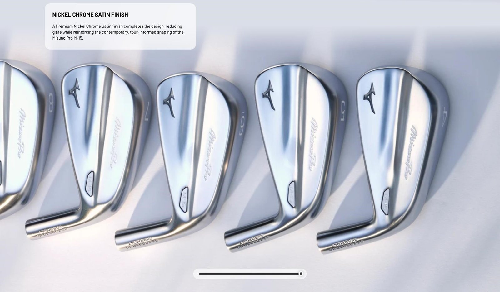 Mizuno Golf Mizuno Pro M-15 ijzers, staal