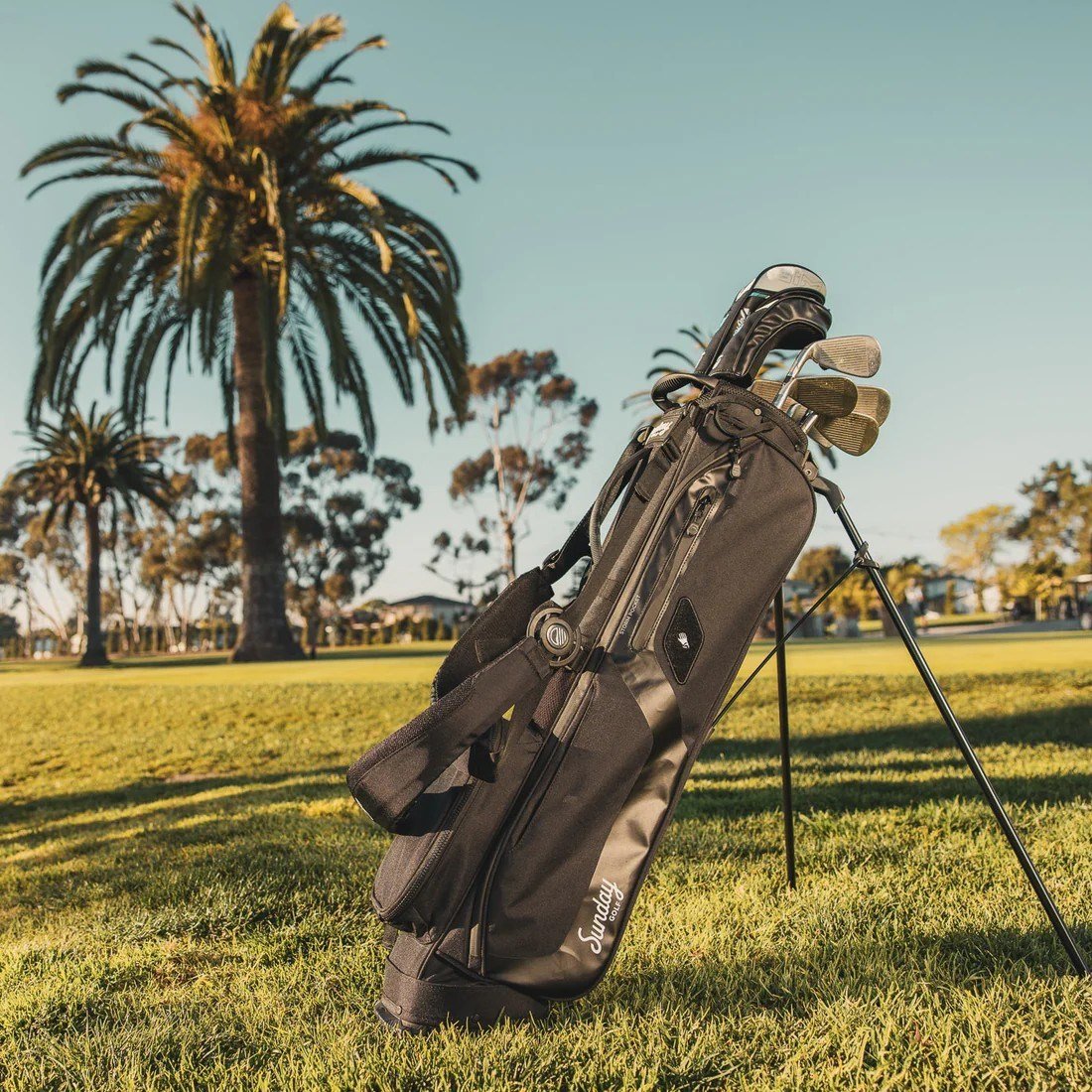 Sunday Golf El Camino pencil bag, mat zwart