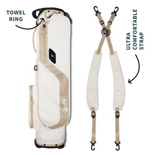 Sunday Golf El Camino pencil bag, toasted almond