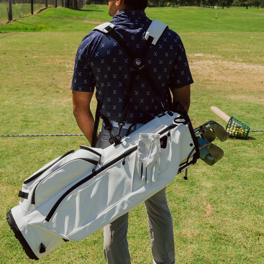 Sunday Golf Ryder S-Class stand bag, wit