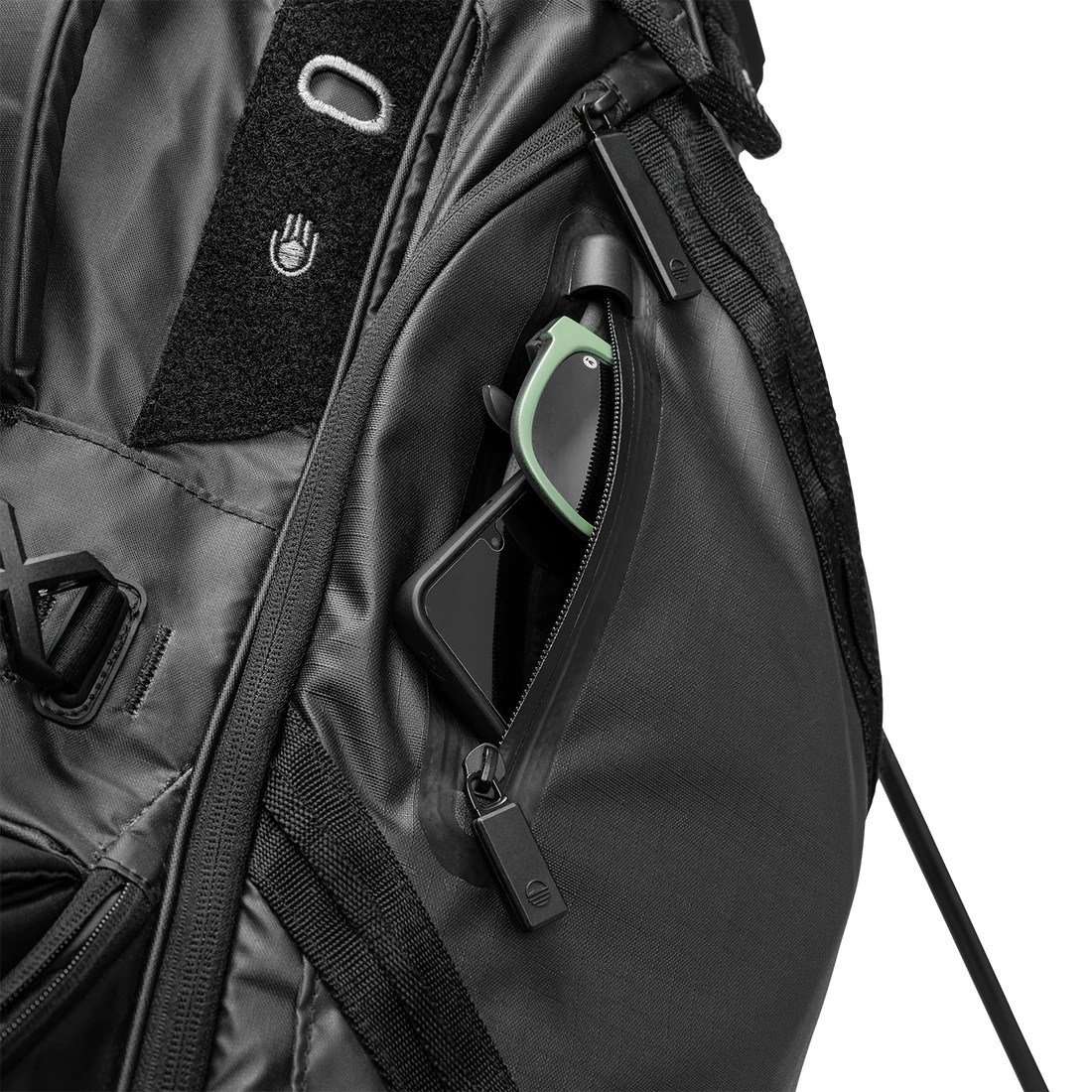 Sunday Golf Ranger stand bag, zwart