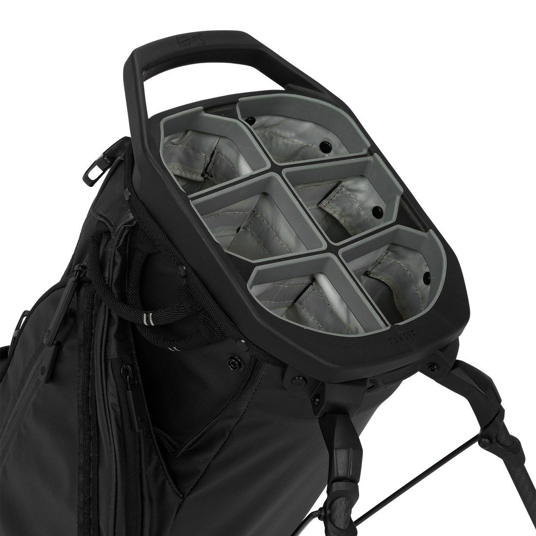 Sunday Golf Ranger stand bag, zwart