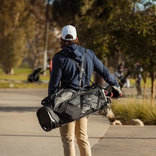 Sunday Golf Ranger stand bag, zwart