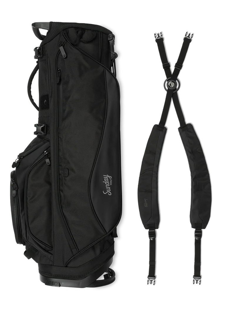 Sunday Golf Ryder 14-way stand bag, zwart
