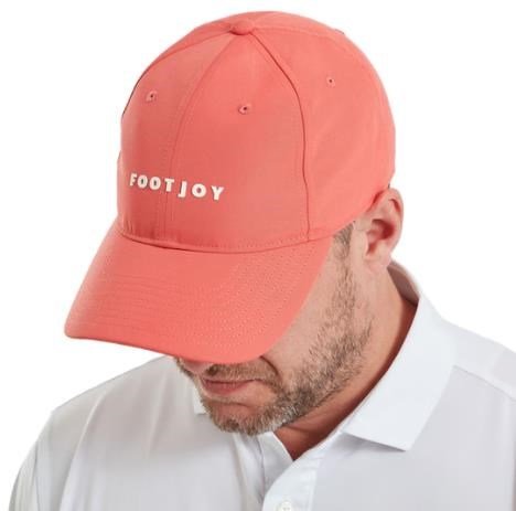 FootJoy FJ Fashion golf cap, nantucket red/white