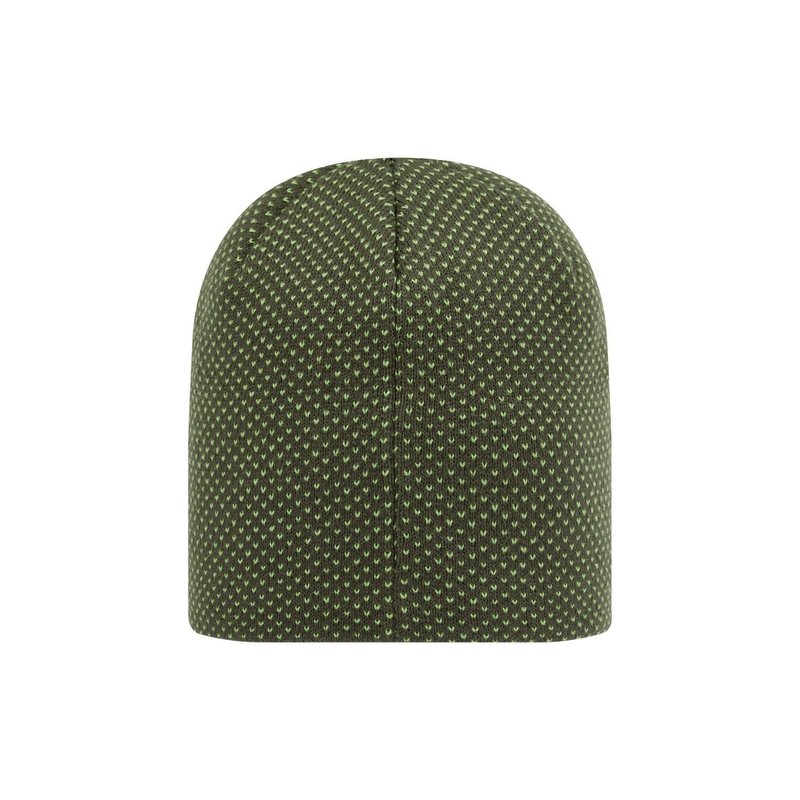FootJoy FJ Dot Jacquard Beanie wintermuts, olive/acid green