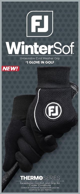 FootJoy WinterSof heren golfhandschoen (Paar), zwart