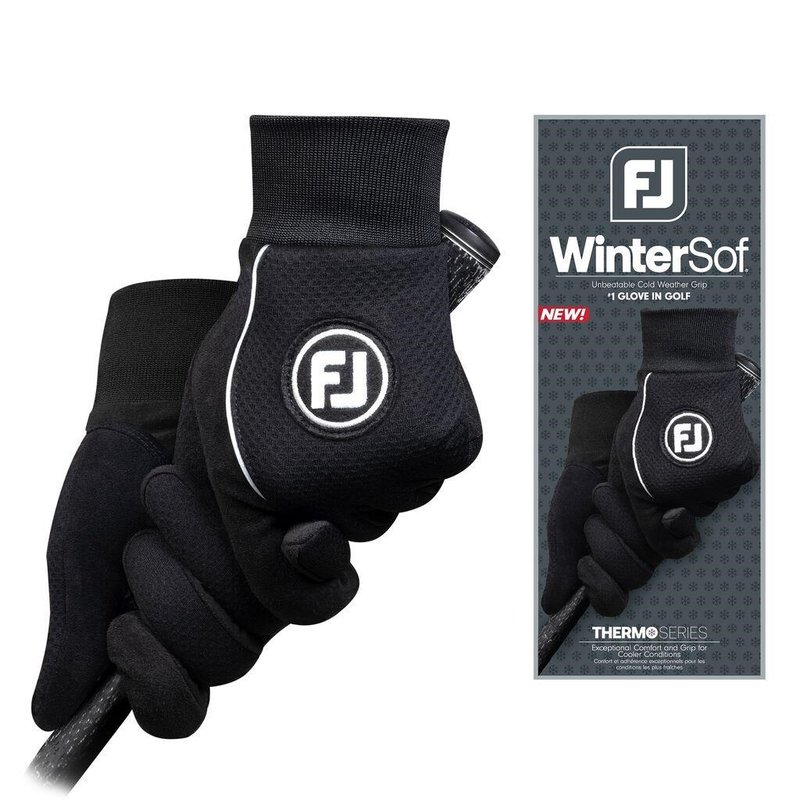 FootJoy WinterSof heren golfhandschoen (Paar), zwart