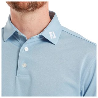 FootJoy Stretch Pique Solid heren polo, chambray
