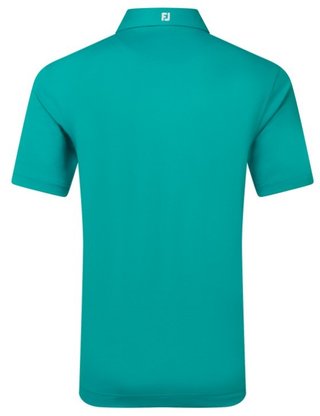 FootJoy Stretch Pique Solid heren polo, tile blue
