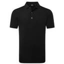 FootJoy Lisle Solid heren polo, zwart