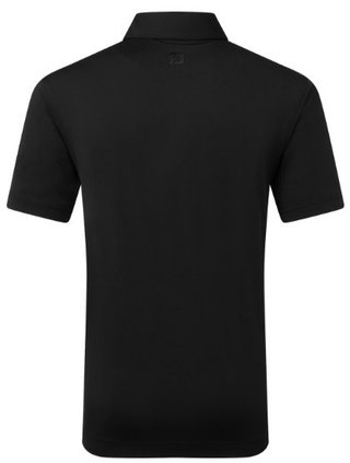 FootJoy Lisle Solid heren polo, zwart