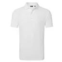 FootJoy Lisle Solid heren polo, wit