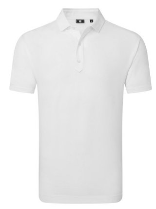 FootJoy Lisle Solid heren polo, wit