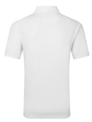 FootJoy Lisle Solid heren polo, wit