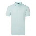 FootJoy Lisle Solid heren polo, ice blue