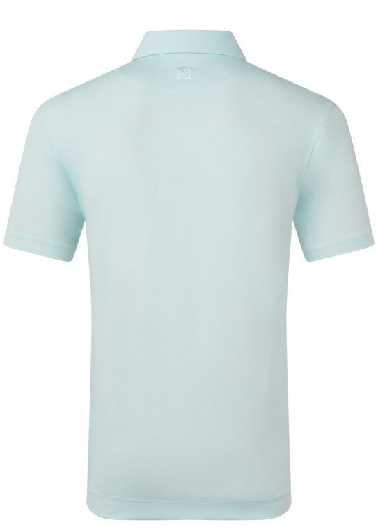 FootJoy Lisle Solid heren polo, ice blue