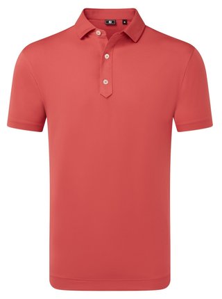 FootJoy Lisle Solid heren polo, nantucket red