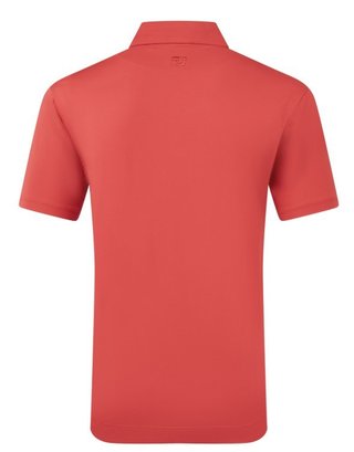 FootJoy Lisle Solid heren polo, nantucket red
