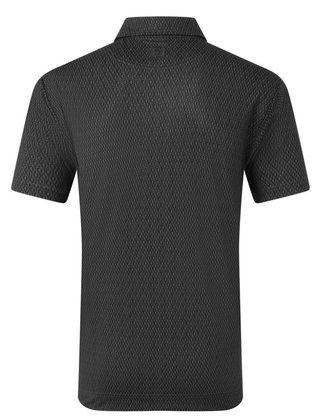 FootJoy Modernist Geo Pique heren polo, charcoal/black