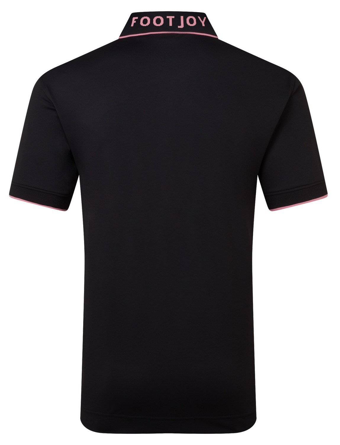 FootJoy FJ Wordmark heren polo, pique black