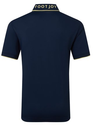 FootJoy FJ Wordmark Pique heren polo, navy