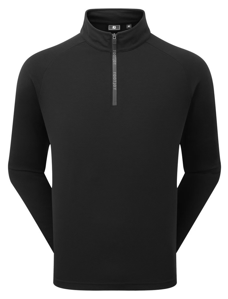 FootJoy Wordmark Chill Out heren sweatshirt, zwart/houtskool