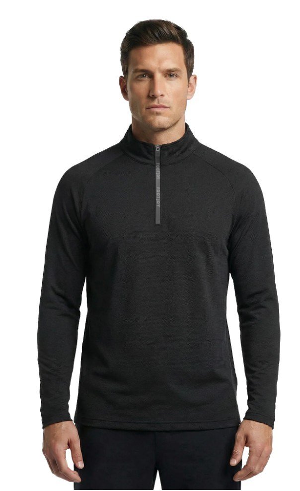 FootJoy Wordmark Chill Out heren sweatshirt, zwart/houtskool