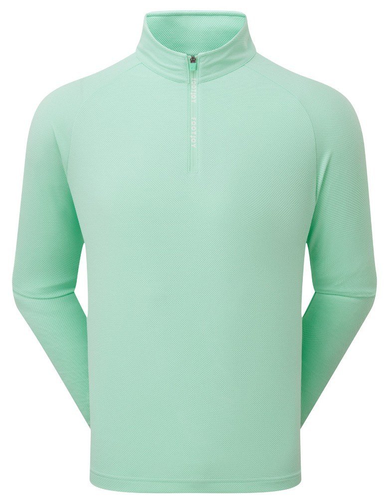FootJoy Wordmark Chill Out heren sweatshirt, sea glass/white