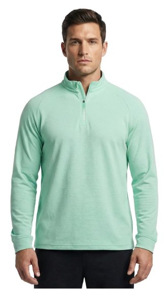 FootJoy Wordmark Chill Out heren sweatshirt, sea glass/white