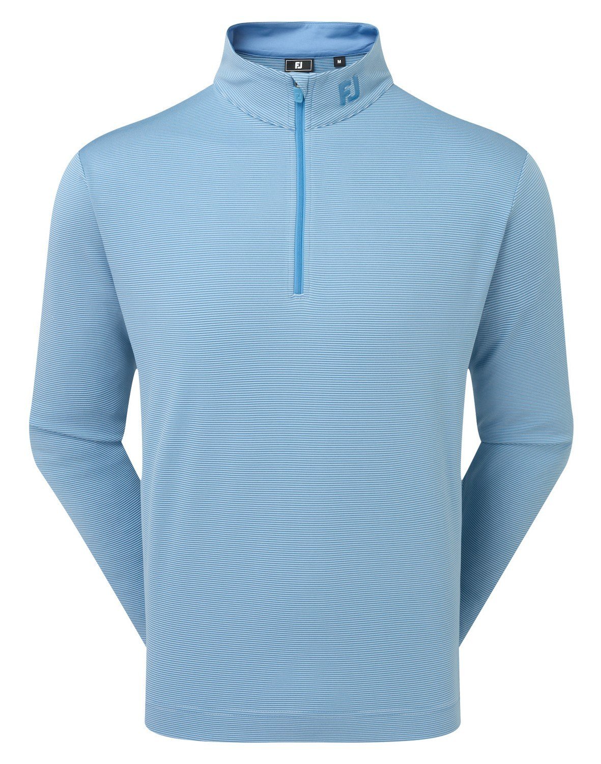 FootJoy Ottoman Stripe Chill-Out heren sweatshirt, chambray/coastal blue