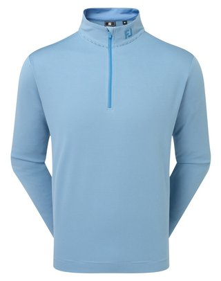 FootJoy Ottoman Stripe Chill-Out heren sweatshirt, chambray/coastal blue