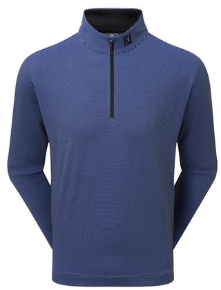 FootJoy Ottoman Stripe Chill-Out heren sweatshirt, zwart/vivid violet